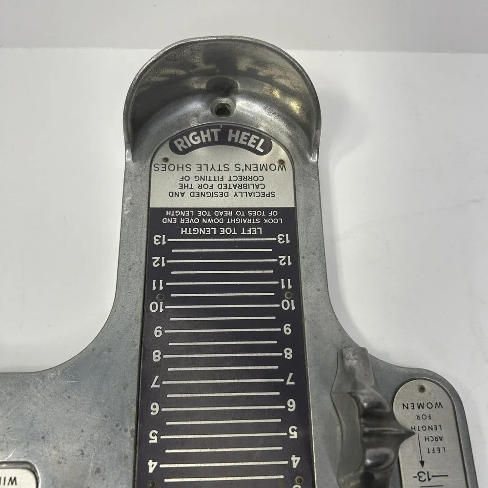 The Brannock Device NY VTG Shoe Sizer Width Arch Foot Measurement Tool Womens